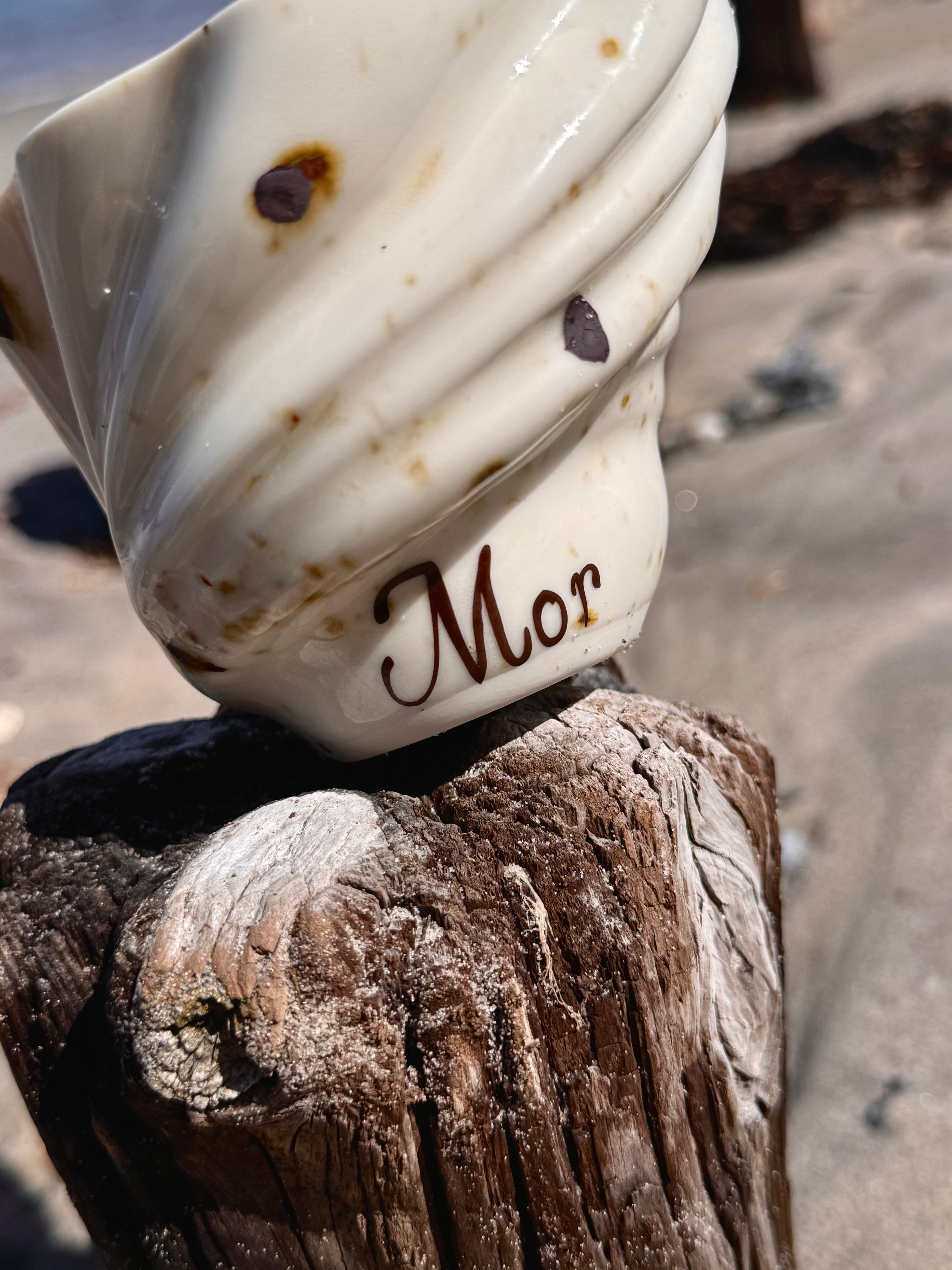 Mor kop svane