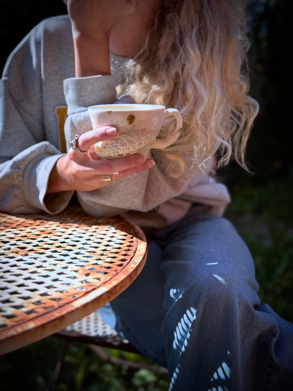 Marshland cup with handle