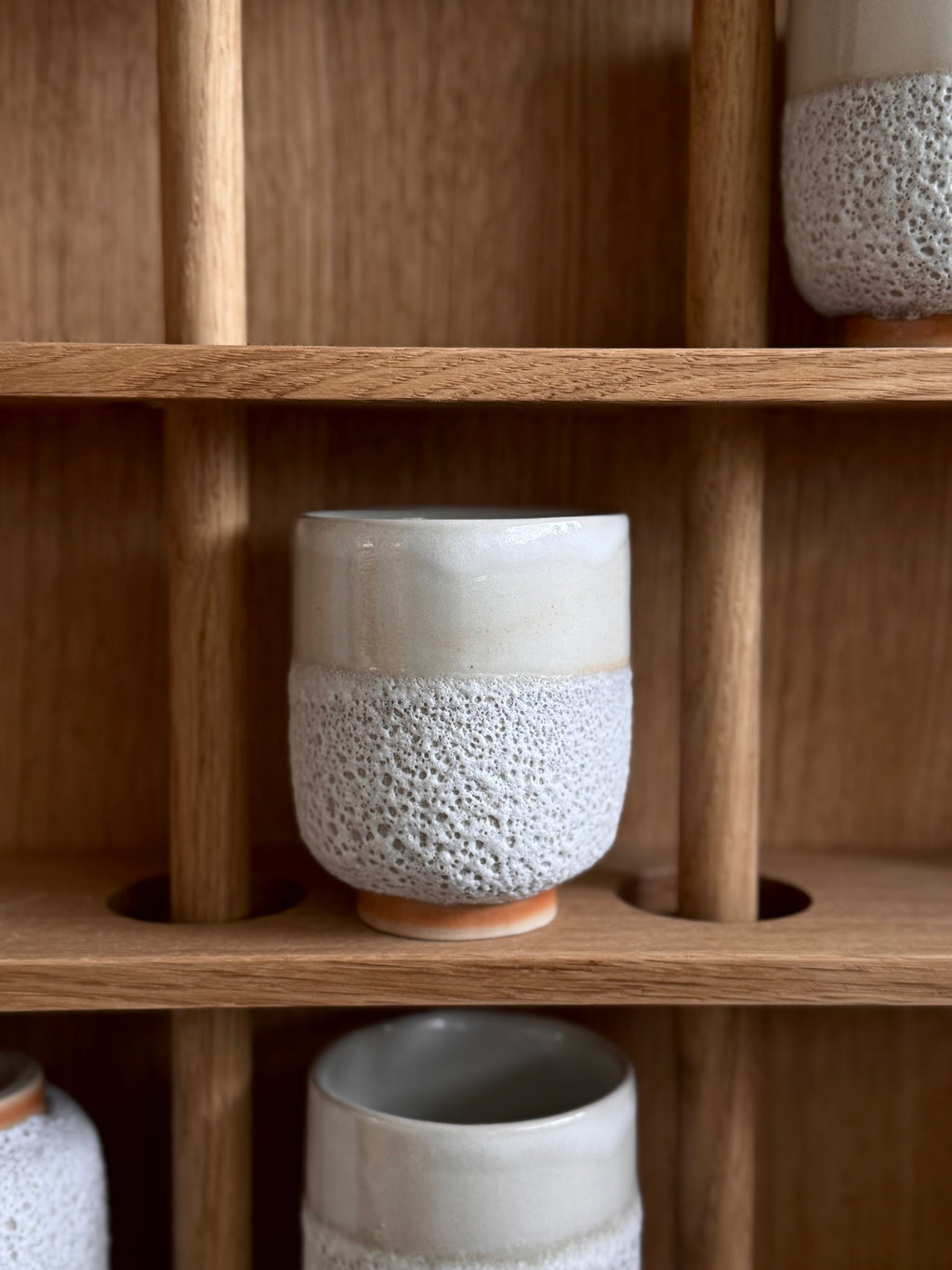 Sea foam cup, white