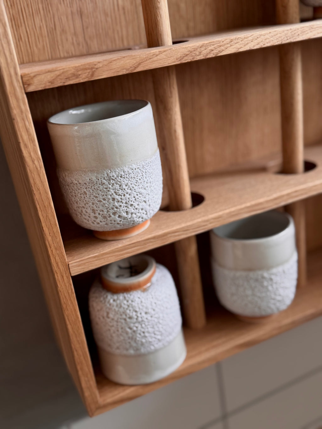 Sea foam cup, white