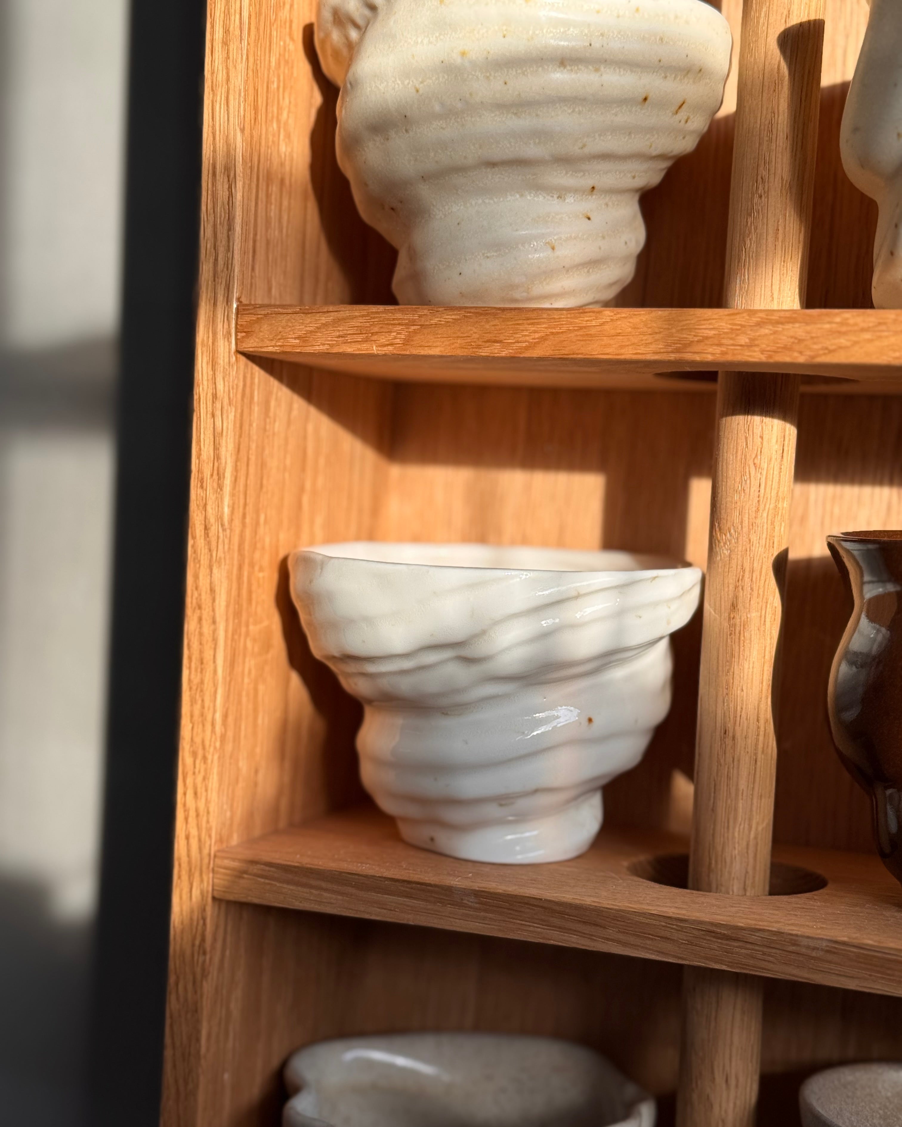 NYHED- Sneglekop uden hank - med blank glasur