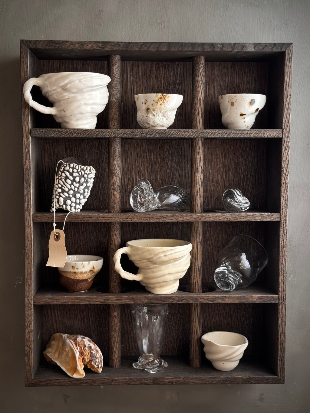 Sneglekop med hank blank - Lattekop