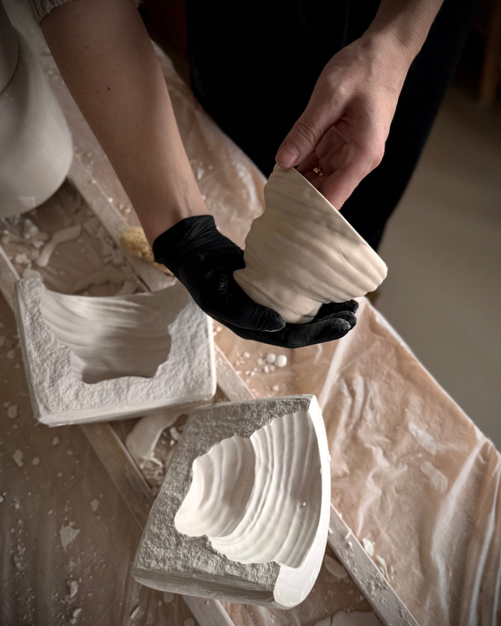 NYHED- Sneglekop uden hank - med blank glasur