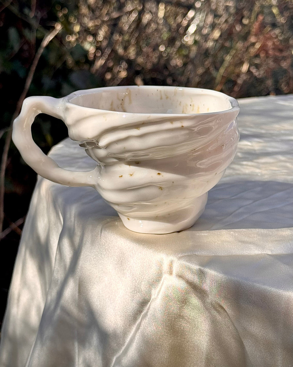 NYHED- Sneglekop med hank blank - Lattekop