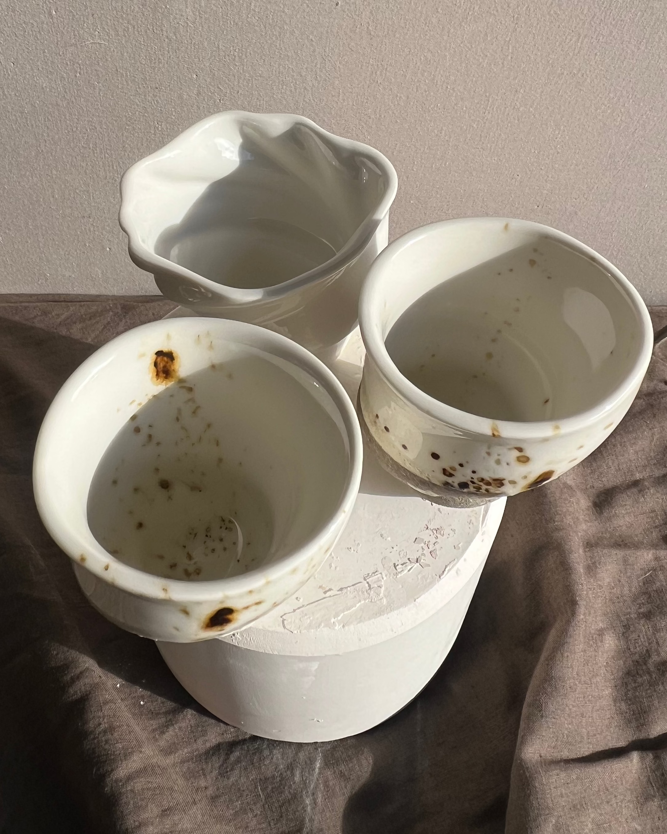 #5 - Pakke med 3 kopper fra Vadehavsserien. 2. sortering.