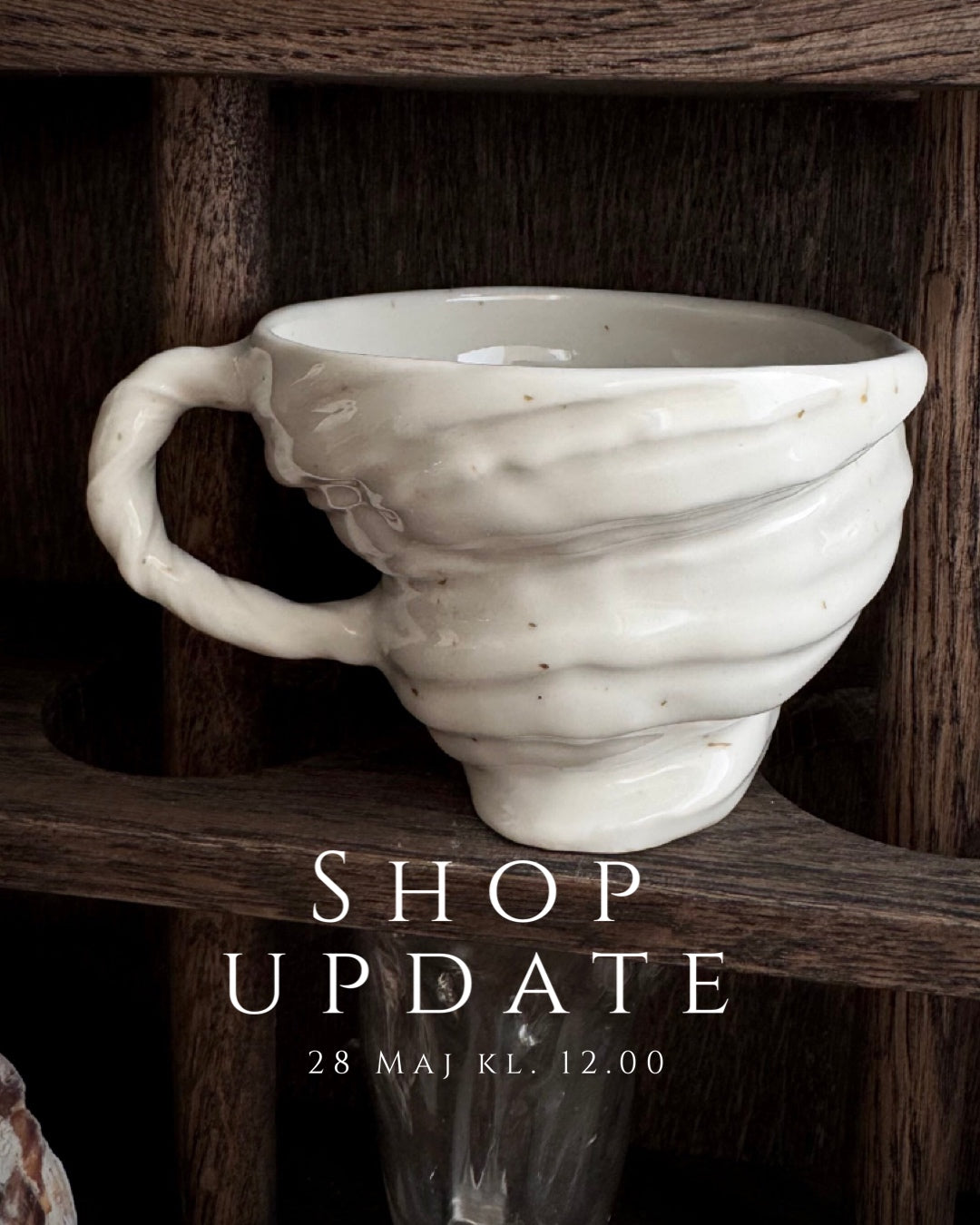 Snail cup with handle blank - Latte cup
