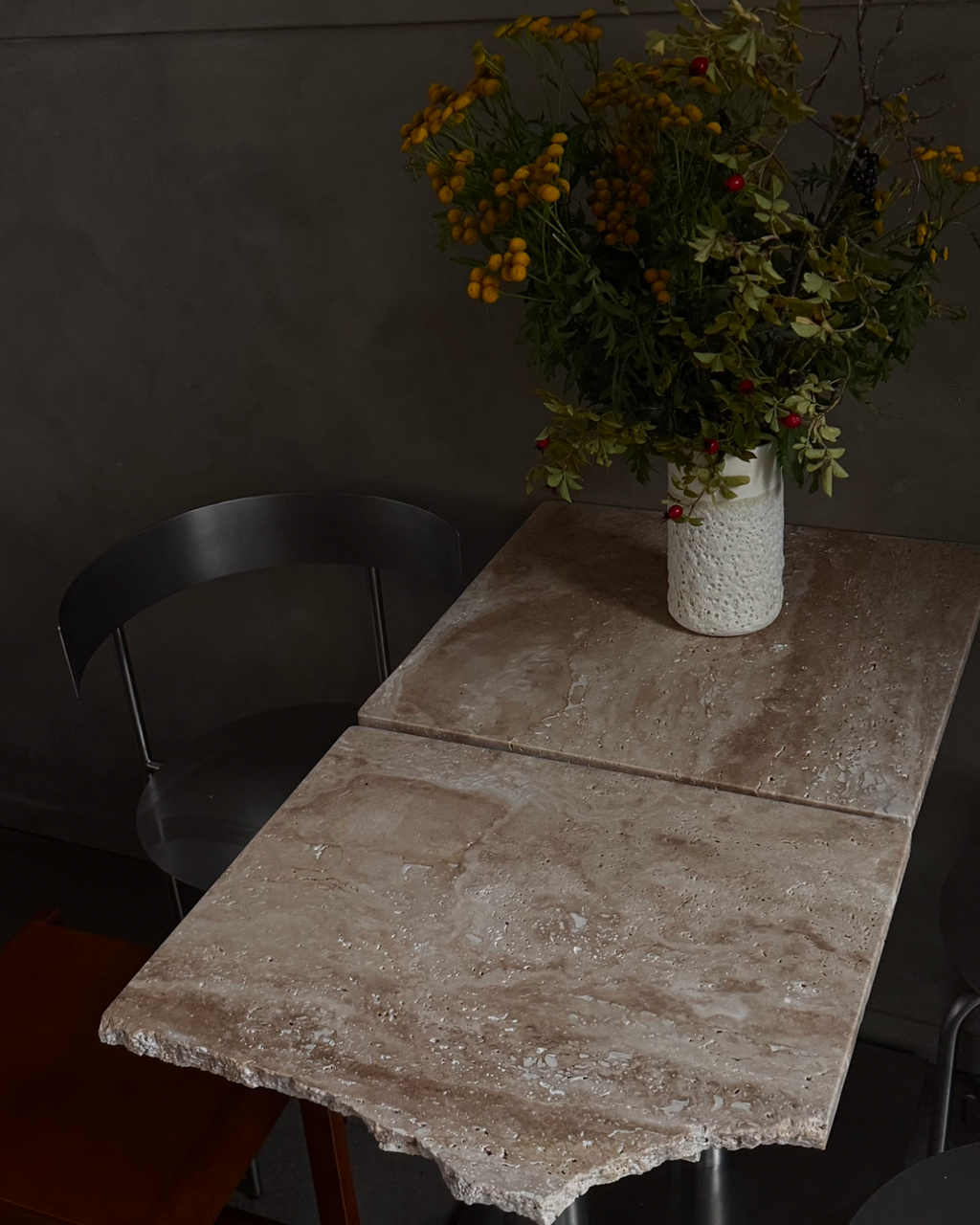 NEUHEIT - Meeresschaum Vase Beige