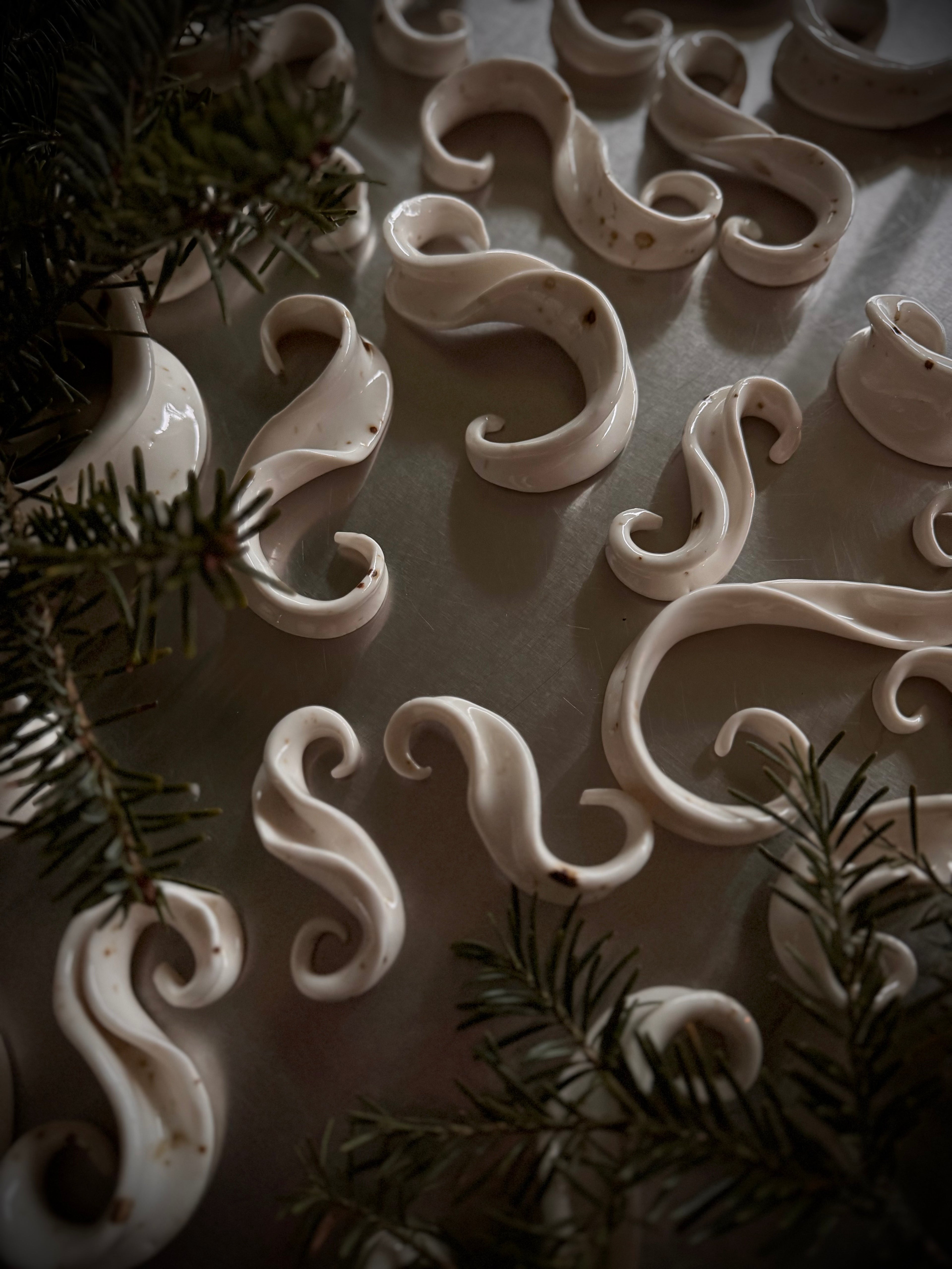 Kleine Porzellan-Meeresnotizen – 4er-Set