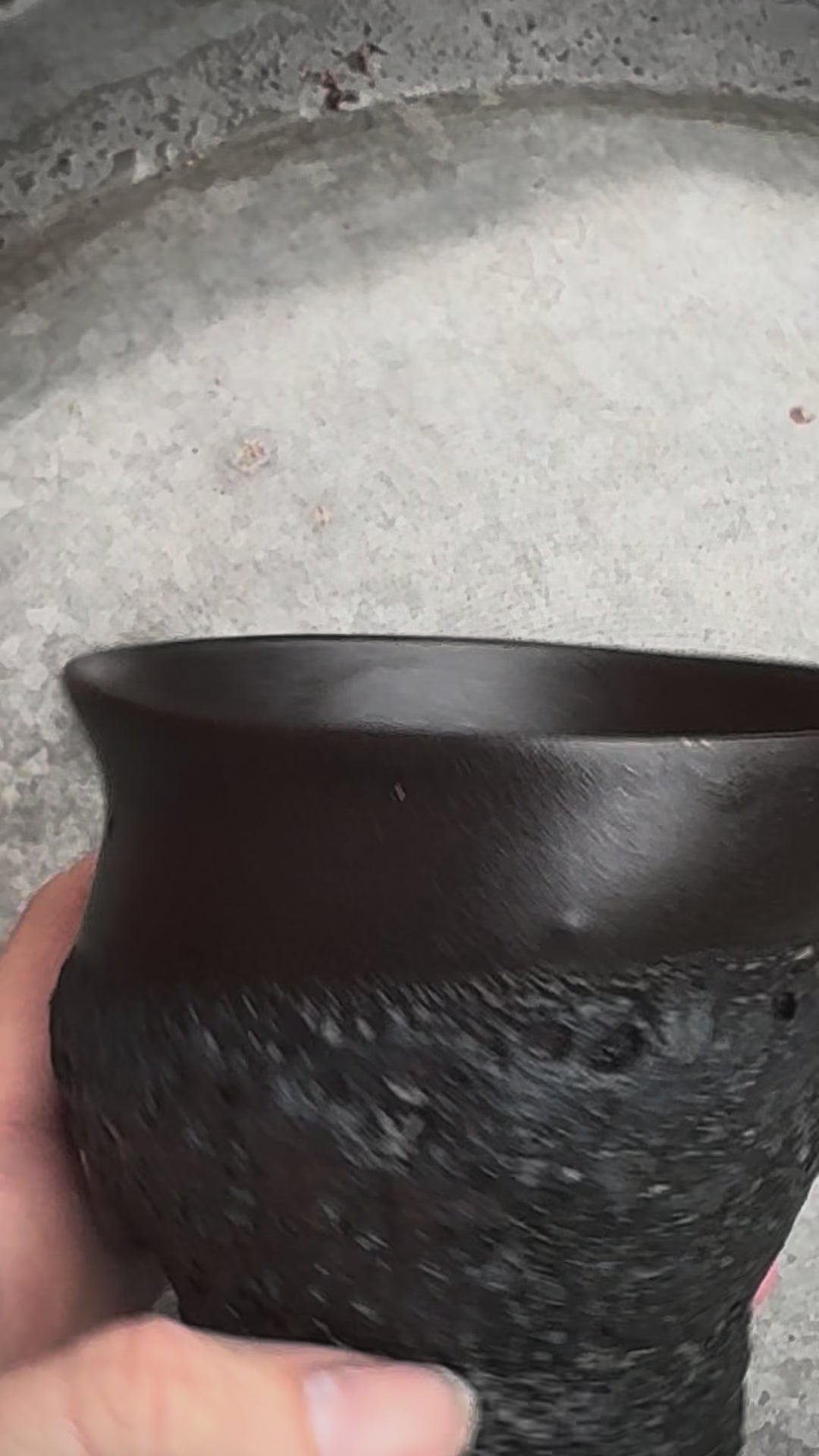 Sort skum kop - 2. sortering